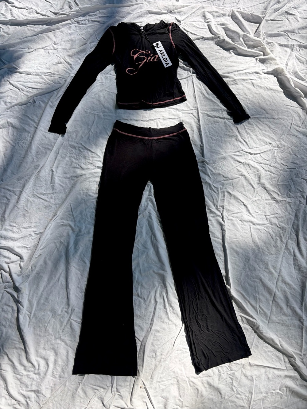 I.AM.GIA BLARE SET IN BLACK&PINK